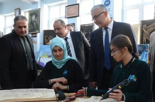 Müdür Ekici'den Atatürk Anadolu Lisesine Ziyaret