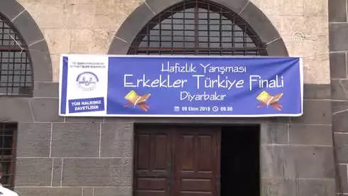 Türkiye Hafızlık Yarışması'nın Finali Diyarbakır'da Yapıldı Türkiye Hafızlık Yarışması'nın Finali Diyarbakır'da Yapıldı