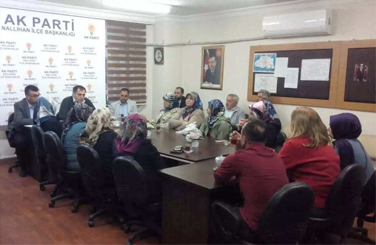 AK Parti'den Nallıhan'da Mahalle Toplantıları