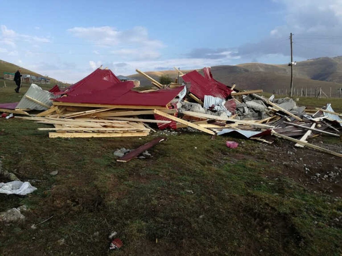 Giresun'un Kümbet Yaylası'nda Yıkımlar Başladı