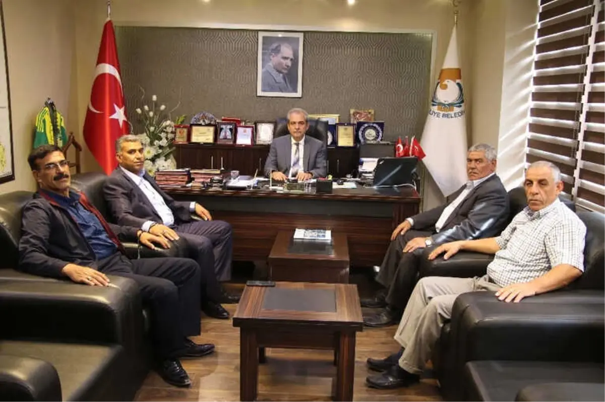 Mahalle Muhtarları Demirkol'u Ziyaret Etti