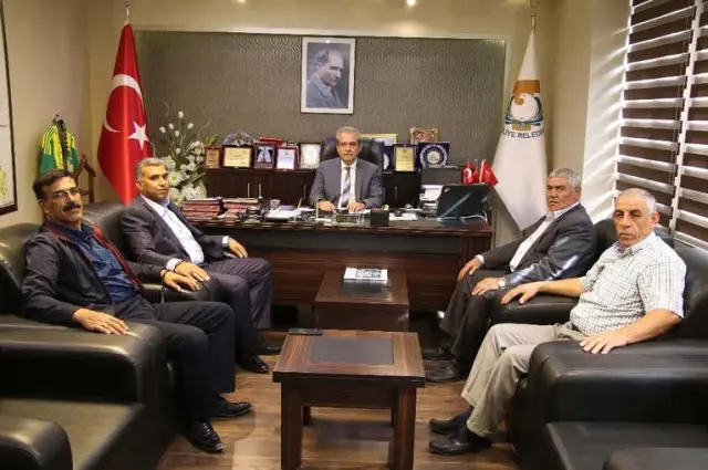 Mahalle Muhtarları Demirkol'u Ziyaret Etti