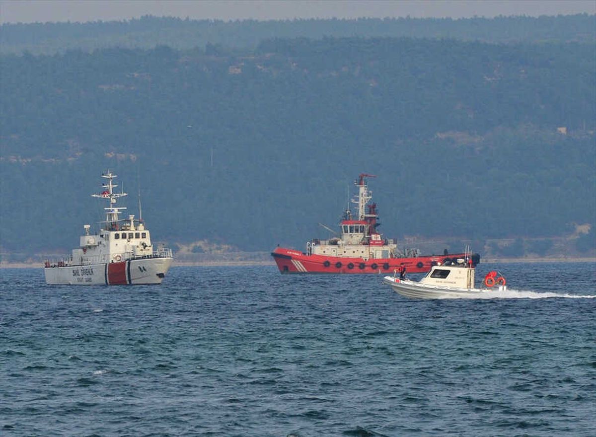 Çanakkale Boğazı'nda Uçak Kazası Tatbikatı