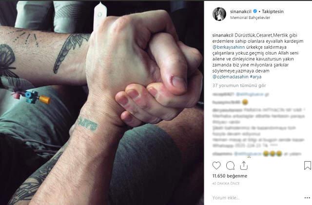 Sinan Akçı, Arda Turan Tarafından Burnu Kırılan Berkay Şahin'i Ziyaret Etti