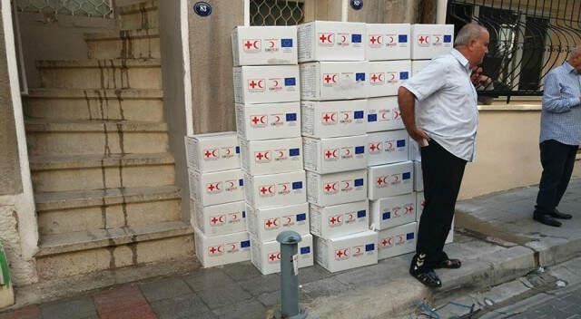 Suriyelilere Gelen Yardım Kolisi, Mahalleyi Karıştırdı: Suriyelilere Var da Bize Yok Mu?