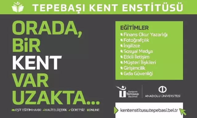 Tepebaşı Kent Enstitüsü'ne Kayıtlar Devam Ediyor
