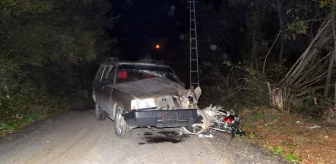 Samsun'da Otomobil ile Motosiklet Çarpıştı: 3 Yaralı