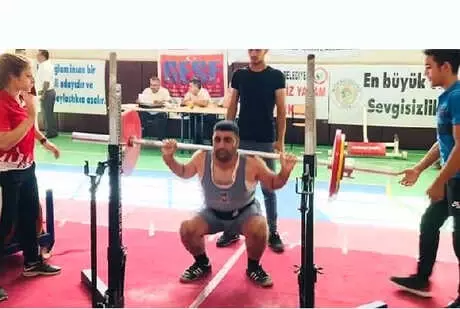 Vanlı Görme Engelli Halterci Türkiye Üçüncüsü Oldu