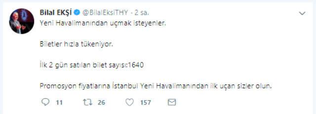 3. Havalimanına Yoğun İlgi! THY İki Günde Promosyon Fiyatına 1,640 Bilet Sattı