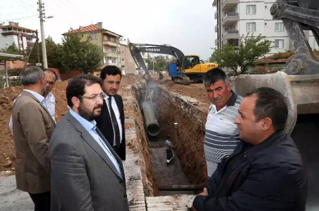Başkan Yazgı İçme Suyu İsale Hattı Çalışmalarını İnceledi Başkan Yazgı İçme Suyu İsale Hattı Çalışmalarını İnceledi