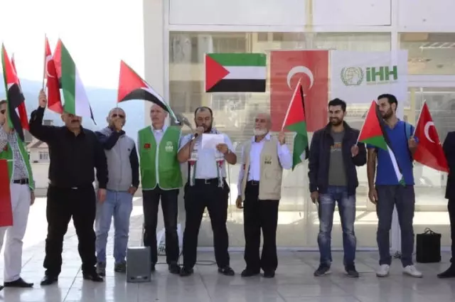 Karabük'te İsrail Protesto Edildi