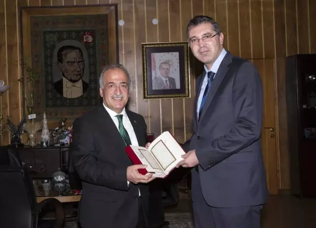 Başsavcı Bölükbaşı'ndan Rektör Çomaklı'ya Ziyaret