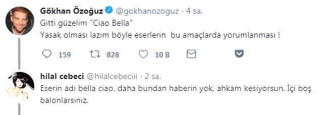 Gökhan Özoğuz, 'Çav Bella' Şarkısını Yorumlayan Hilal Cebeci'ye Tepki Gösterdi