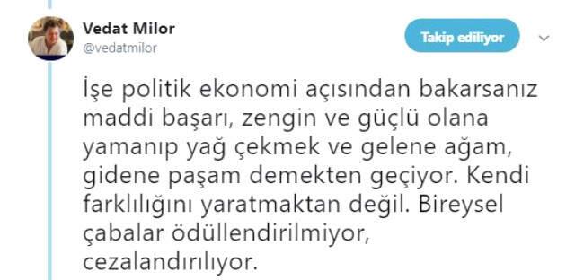 Vedat Milor İsyan Etti: Artık Paylaşmayacağım