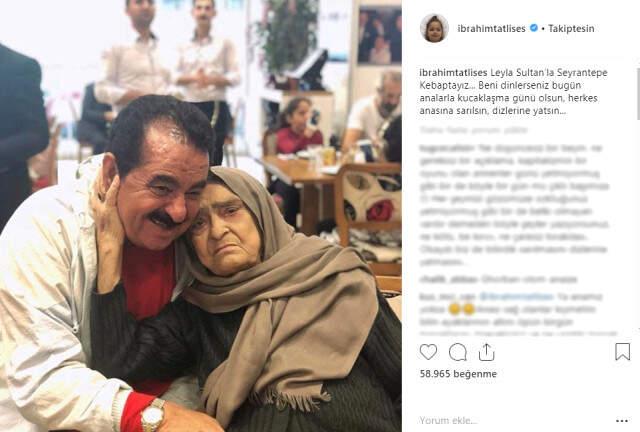İbrahim Tatlıses, 'Herkes Anasına Sarılsın' Notuyla Herkesi Duygulandırdı