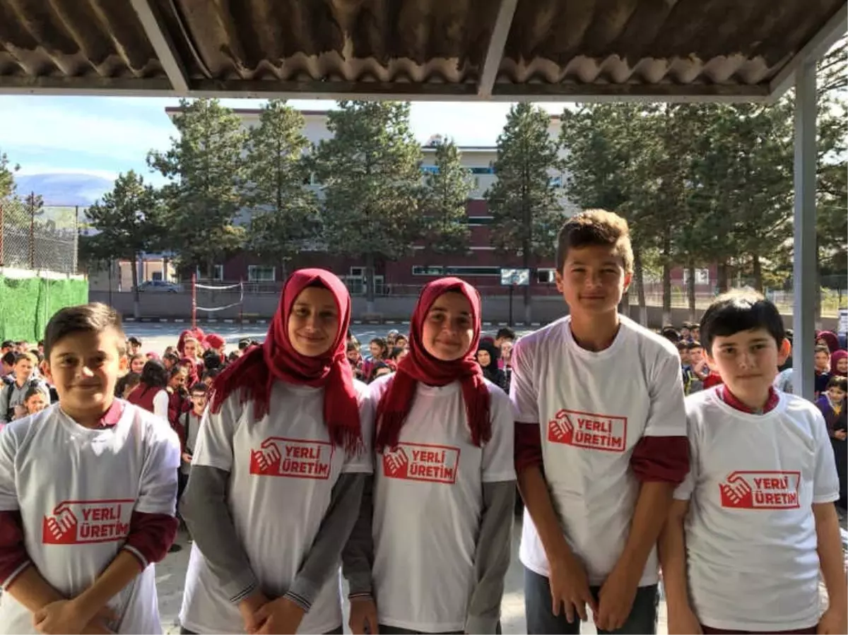 Okuldan 'Yerli Üretim'e Tanıtım Desteği