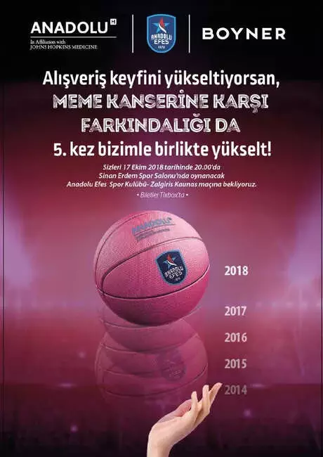 Pembe Top Sahada' Projesine Boyner'den Destek Pembe Top Sahada' Projesine Boyner'den Destek