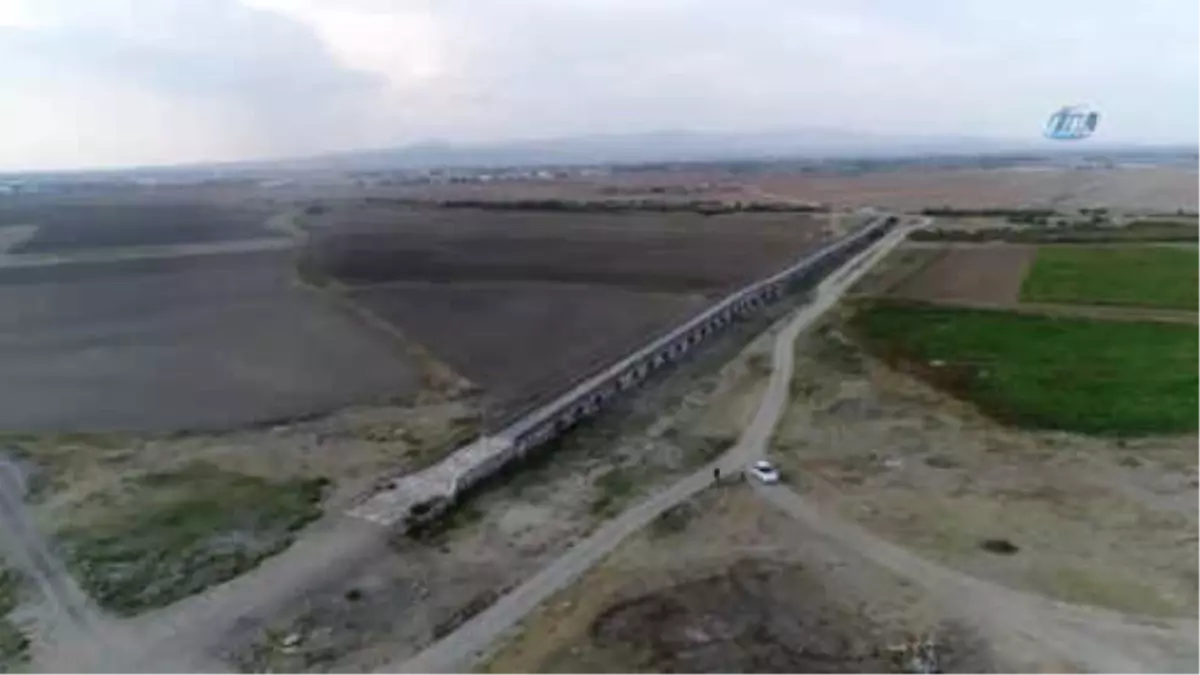 Bizans ve Osmanlı'nın Ortak Eseri Kırkgöz Köprüsü Havadan Görüntülendi