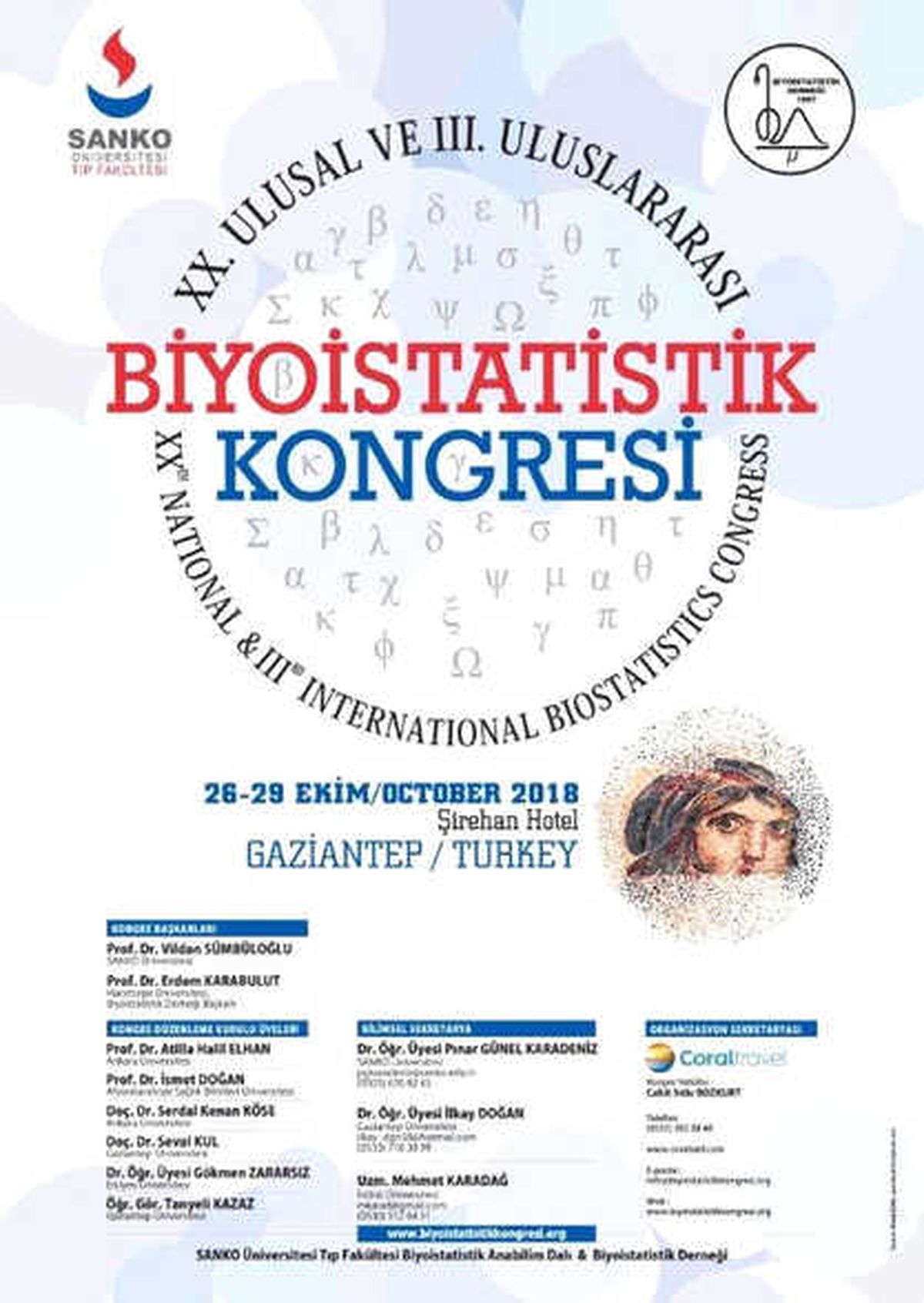 20. Ulusal ve 3. Uluslararası Biyoistatistik Kongresi'