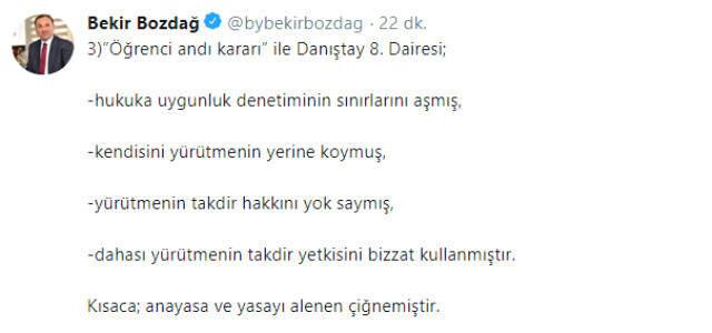AK Parti'den öğrenci andı açıklaması