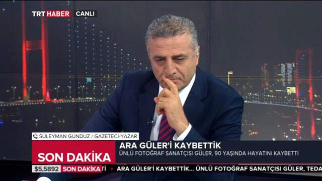 Ara Güler'in Öldüğü Haberini Ekranda Gören TRT Haber Moderatörü Fuat Kozluklu, Yıkıldı