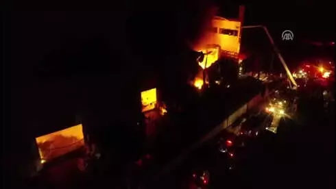 Kayapa Sanayi Bölgesi'nde Yangın (5)