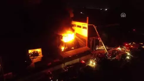 Kayapa Sanayi Bölgesi'nde Yangın (6)