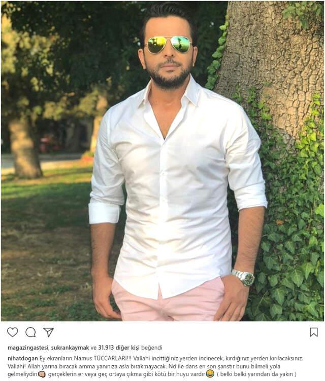Bircan Bali'nin Öpüşme Görüntülerinin Ardından Nihat Doğan'ın Paylaşımı Akılları Karıştırdı