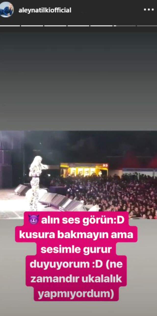 Aleyna Tilki, Son Konserinde Depinerek Dans Etti