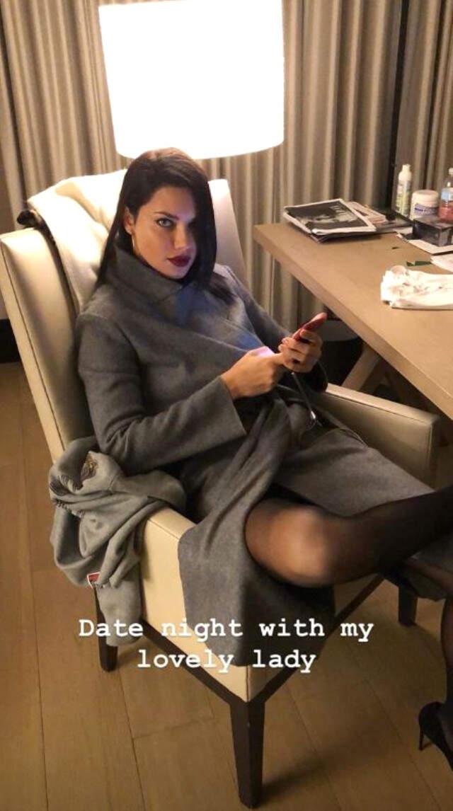 Metin Hara'dan Romantik Adriana Lima Paylaşımı!