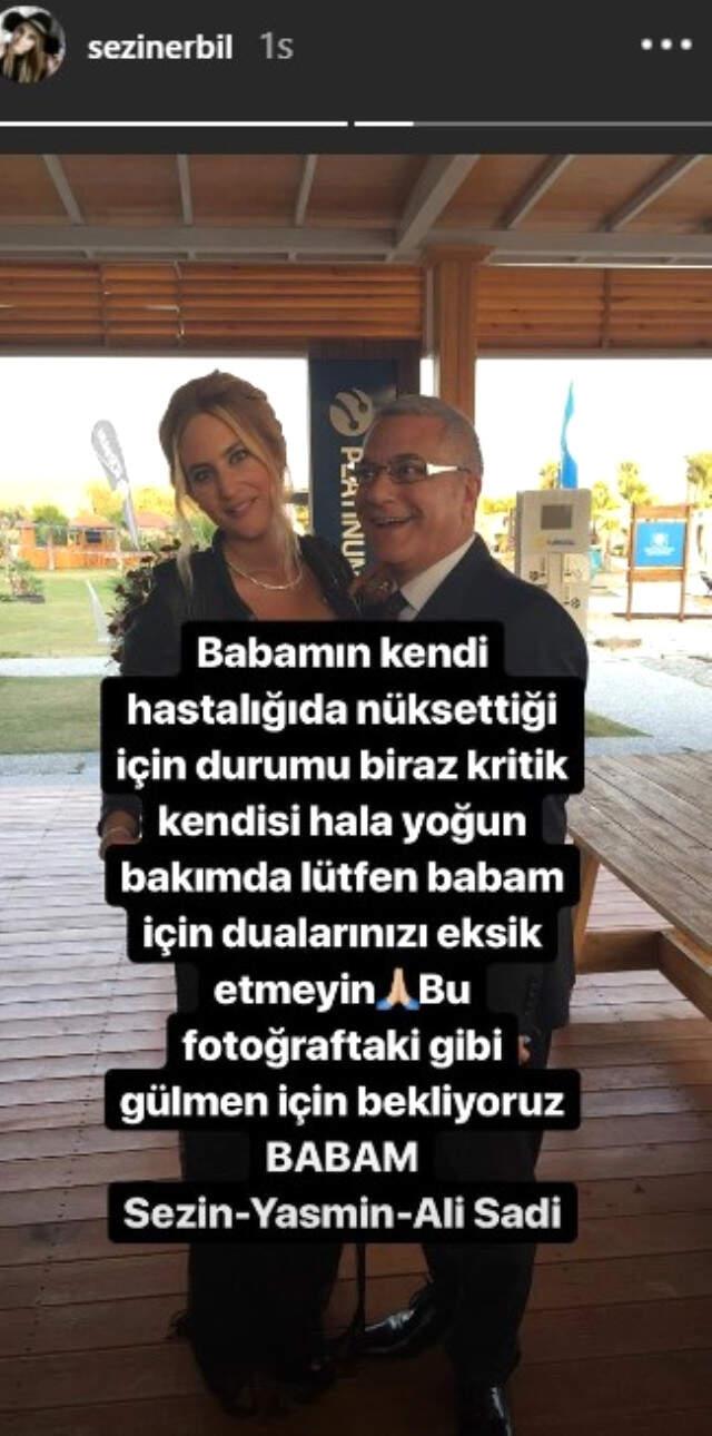Mehmet Ali Erbil'in Kızı Sezin Erbil: Babamın Durumu Çok Kötü Dua Edin