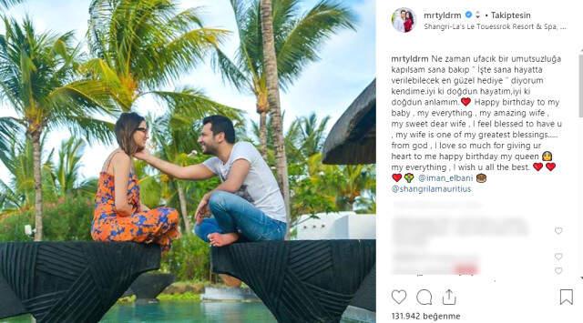 Murat Yıldırım'dan, Romantik Doğum Günü Paylaşımı!