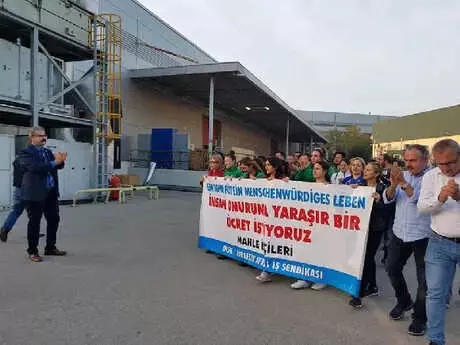 Ege Serbest Bölge'de 550 İşçi Grev İlanını Astı