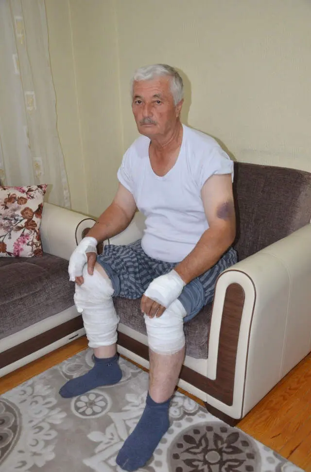 Yaşlı Adamı Sokak Ortasında Demir Çubukla Öldüresiye Dövdü! Dehşet Anları Kamerada