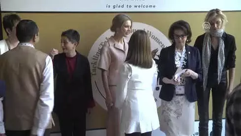 BM İyi Niyet Elçisi Rus Model Vodianova Antalya'da (2) BM İyi Niyet Elçisi Rus Model Vodianova Antalya'da (2)