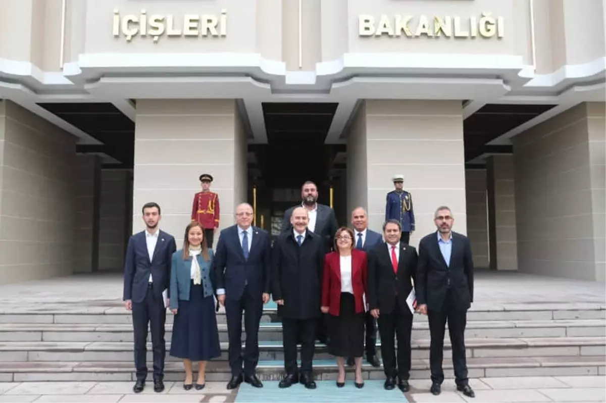 Gaziantep Heyeti İçişleri Bakanı Soylu'yu Ziyaret Etti