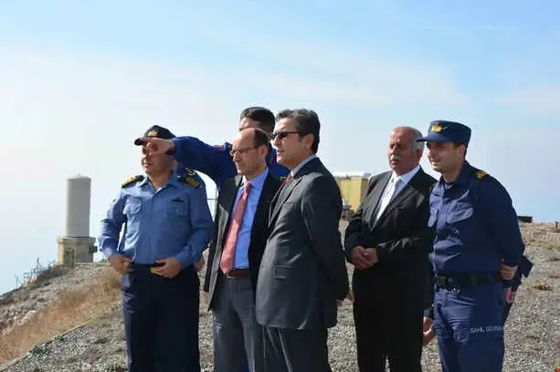 Kaymakamlardan Radar Komutanlığı'na Ziyaret Kaymakamlardan Radar Komutanlığı'na Ziyaret