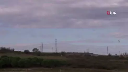 Sazlıdere Baraj Gölü'nde Kuşların Dansı Kamerada