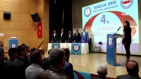 Sağlık-Sen Siirt Kongresi Yapıldı