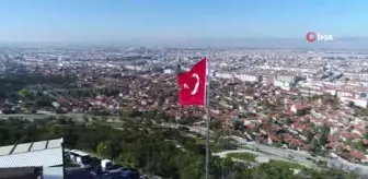 Volkan Doğan: Eskişehir'in En Yükseğine Dev 'Türk Bayrağı'... Bayrak Havadan Görüntülendi Volkan Doğan: Eskişehir'in En Yükseğine Dev 'Türk Bayrağı'... Bayrak Havadan Görüntülendi