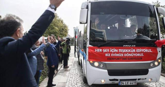 İstanbul'da Yaşayan Suriyeliler Ülkelerine Dönüyor