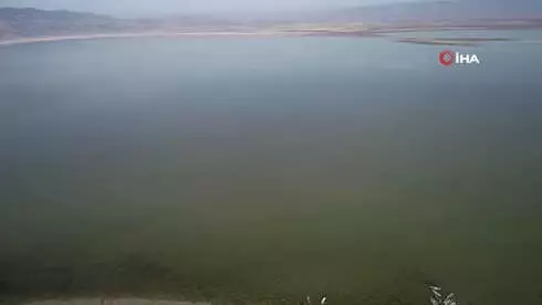 Marmara Gölü Yok Oluyor...su Seviyesi Yüzde 10'a Düşen Marmara Gölü Havadan Görüntülendi Marmara Gölü Yok Oluyor...su Seviyesi Yüzde 10'a Düşen Marmara Gölü Havadan Görüntülendi