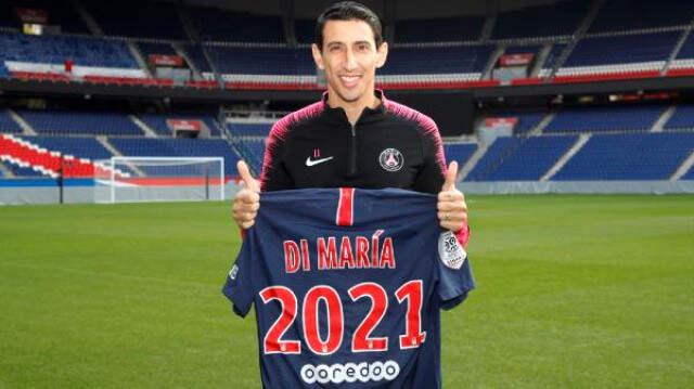 Paris Saint Germain, Angel Di Maria'nın Sözleşmesini 2021 Yılına Kadar Uzattı