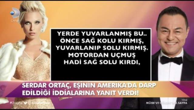 Serdar Ortaç, Kaza Geçiren Eşi Hakkında 'Darp Edildi' Diyen Asena Atalay'a Cevap Verdi