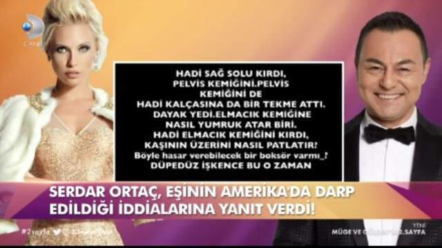 Serdar Ortaç, Kaza Geçiren Eşi Hakkında 'Darp Edildi' Diyen Asena Atalay'a Cevap Verdi