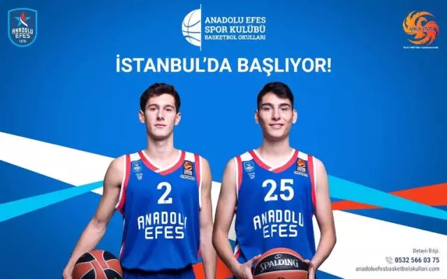 Anadolu Efes Basketbol Okulları İstanbul'da Açılıyor