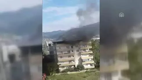 Hatay'da Depo Yangını