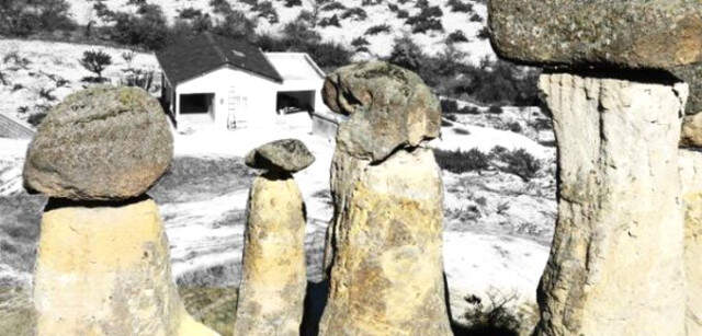 İmar Barışını İstismar Eden Vatandaşlar 60 Milyon Yılda Oluşan Peribacalarına Villa Dikti!