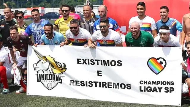 Lgbt Üyelerinin Organize Ettiği Futbol Turnuvası: Ligay Lgbt Üyelerinin Organize Ettiği Futbol Turnuvası: Ligay