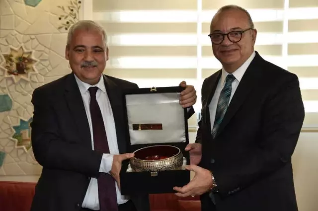Başkan Ergün Vali Güvençer'i Ağırladı
